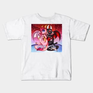 Cynder & Ember the dragon Kids T-Shirt